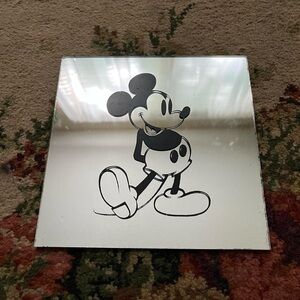 mickey mouse square mirror